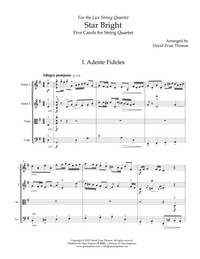 Star Bright: 5 Carols for String Quartet – arr. David Evan Thomas