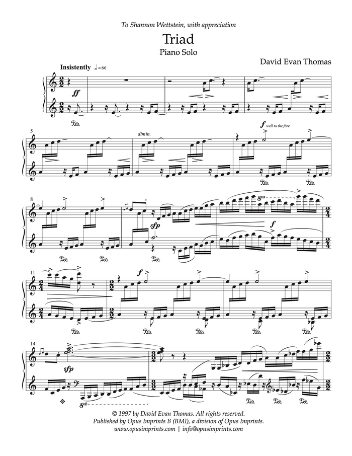 Triad - David Evan Thomas
