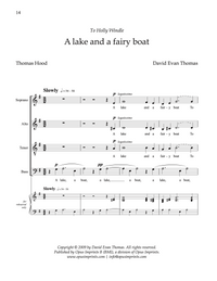 Three Romantic Part Songs - David Evan Thomas