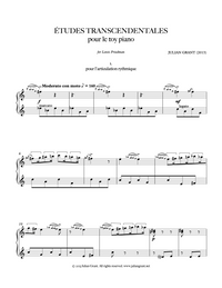 ÉTUDES TRANSCENDENTALES for toy piano - Julian Grant