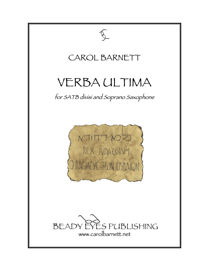 Verba Ultima – Carol Barnett