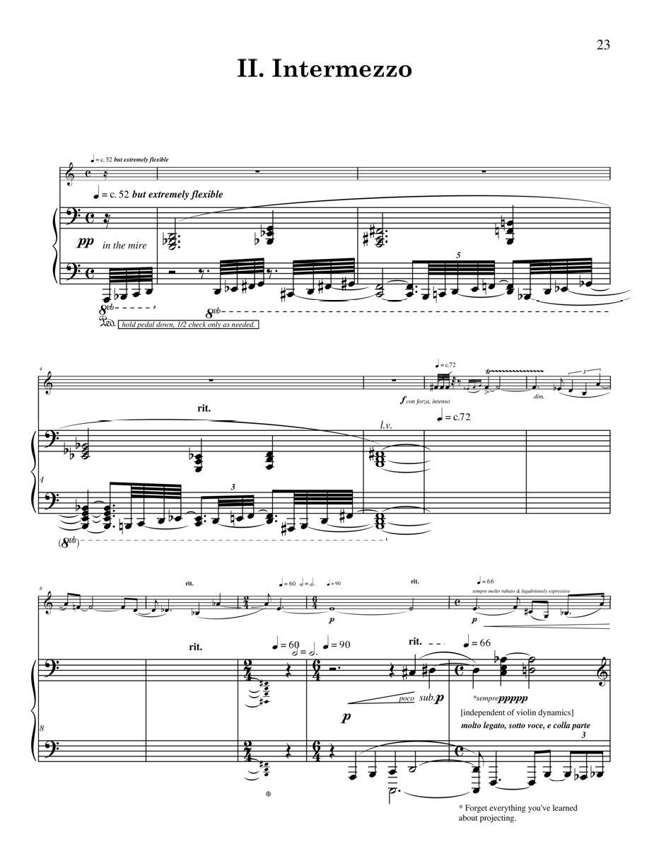 Sonata for Violin and Piano - Paul Schoenfeld