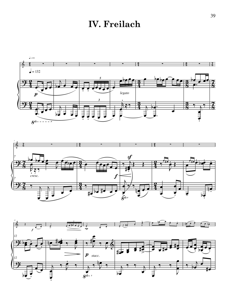 Sonata for Violin and Piano - Paul Schoenfeld