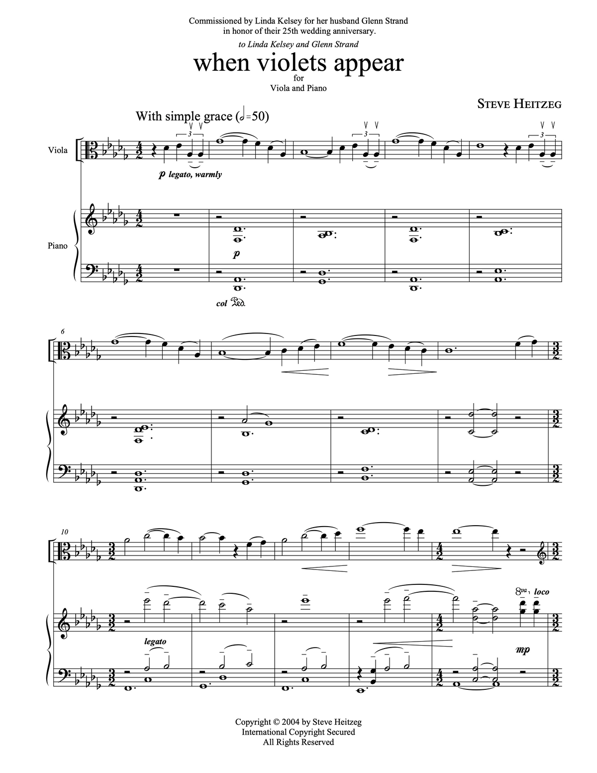 when violets appear – Steve Heitzeg