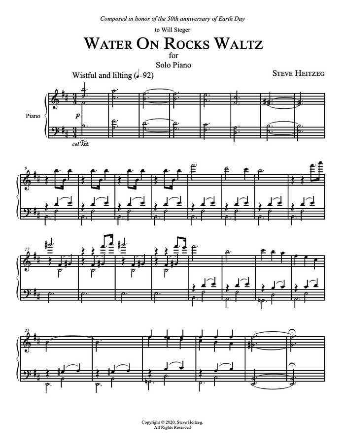 Water On Rocks Waltz – Steve Heitzeg