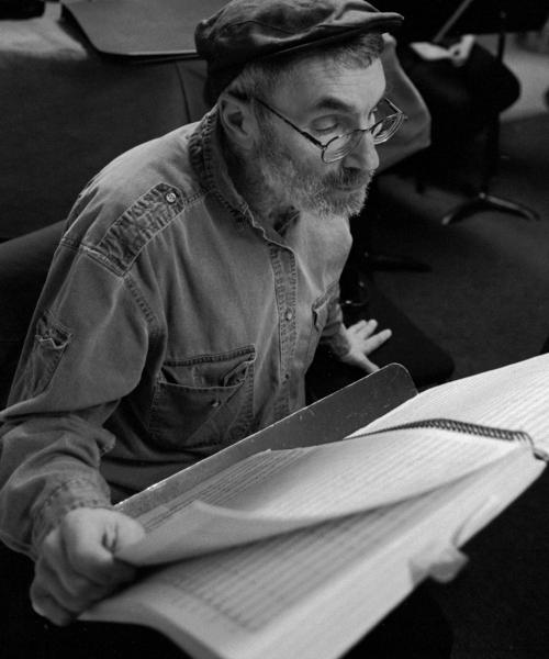 Paul Schoenfeld at a performance with a score
