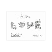 "Love Notes" Postcard – Steve Heitzeg (ecoscore)