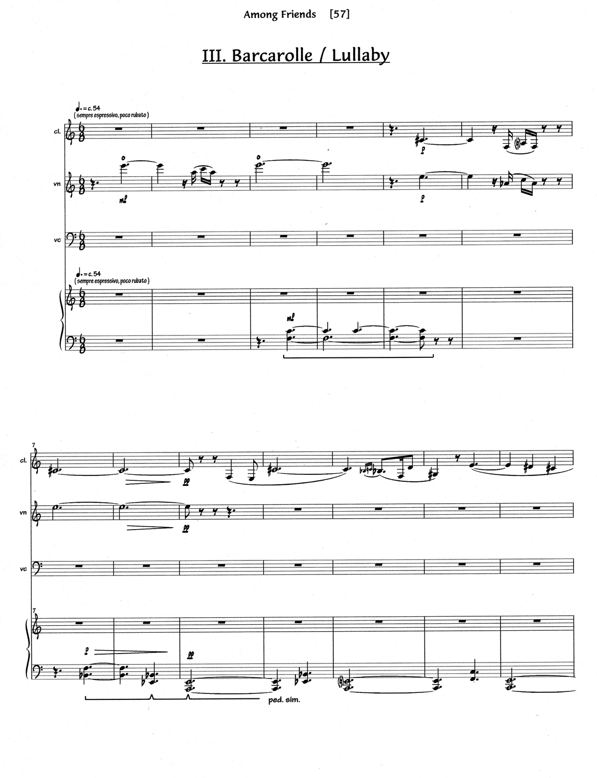 Among Friends  – Carol Barnett