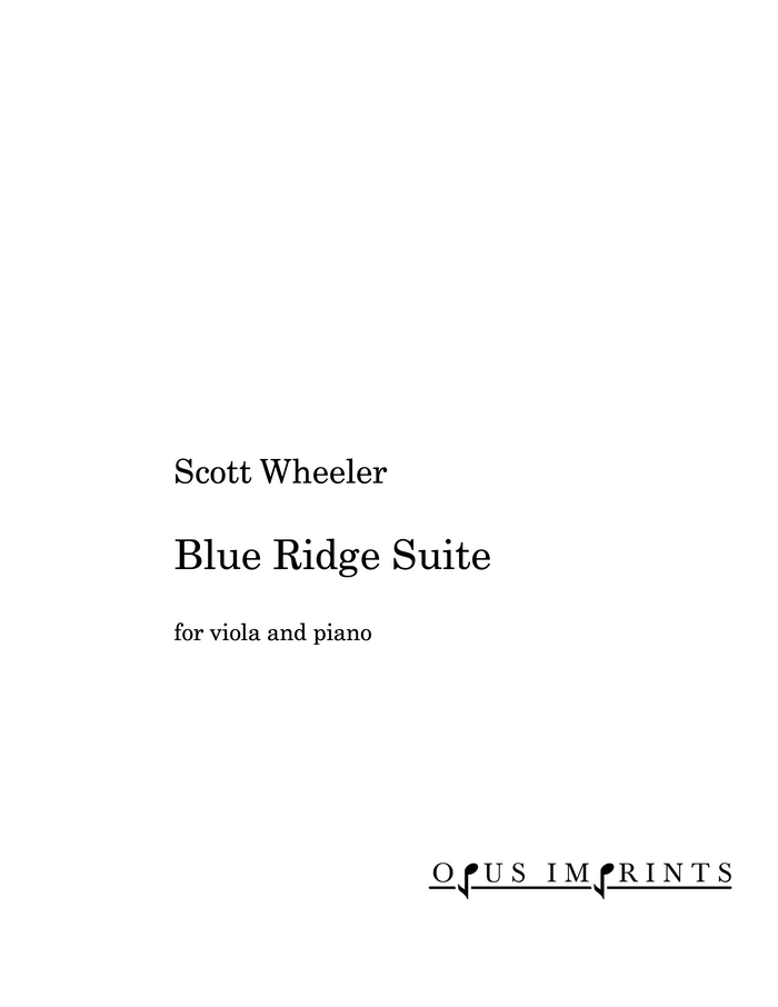 Blue Ridge Suite – Scott Wheeler