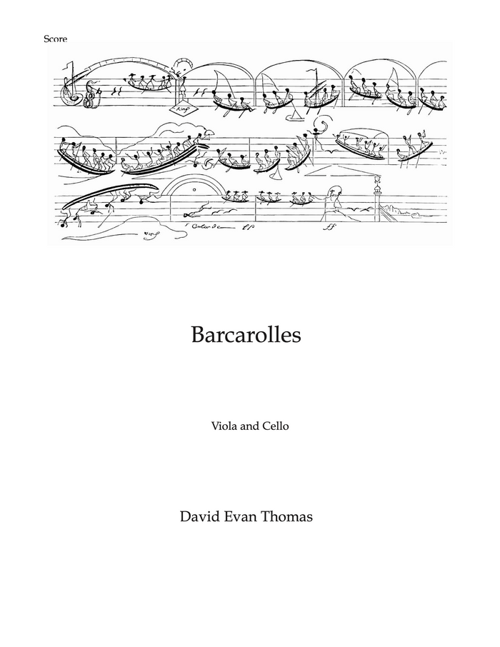 Barcarolles – David Evan Thomas