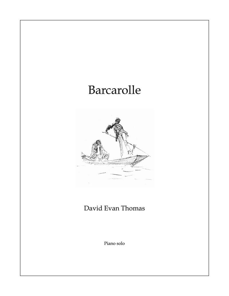 Barcarolle - David Evan Thomas