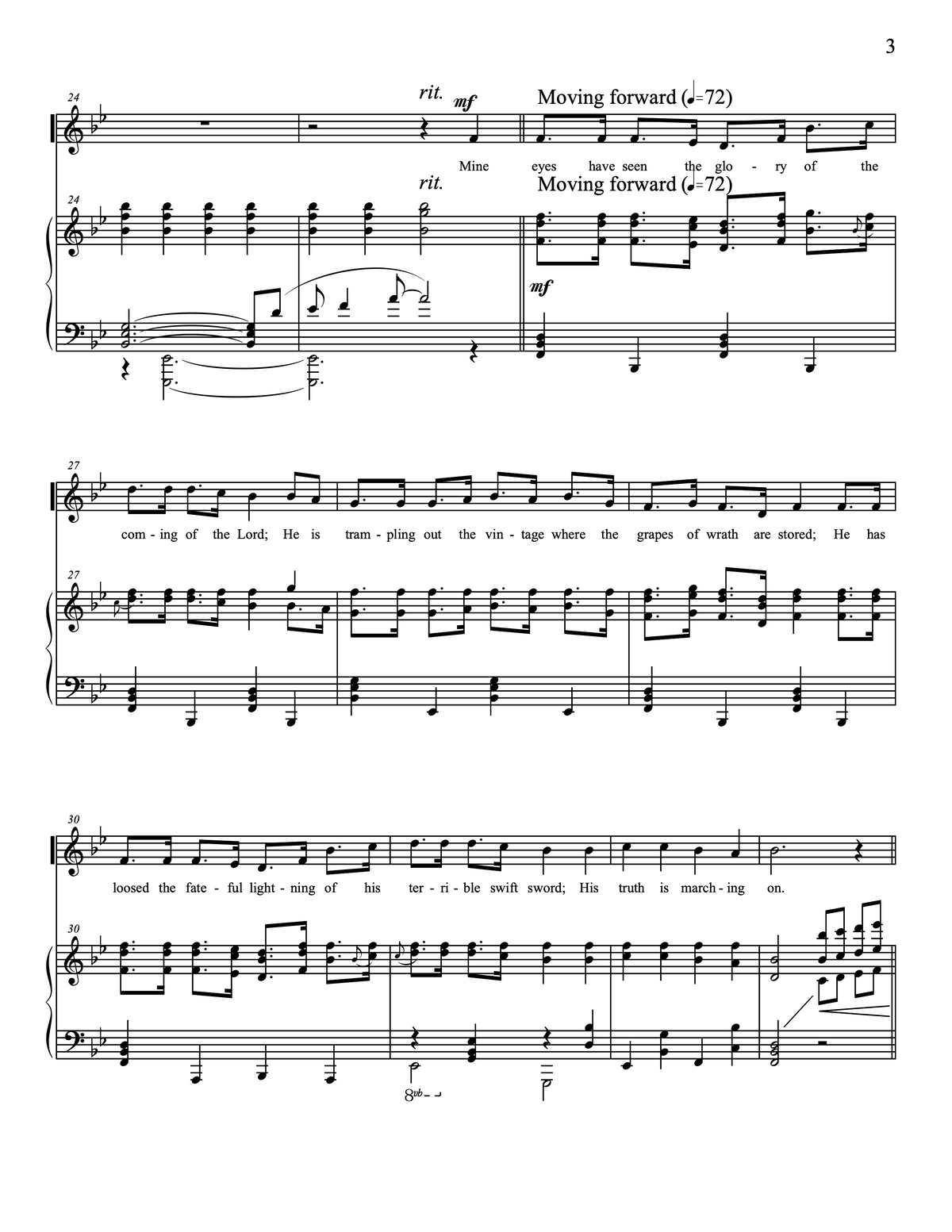 Battle Hymn of the Republic (Peace is Marching On) - arr. Steve Heitzeg