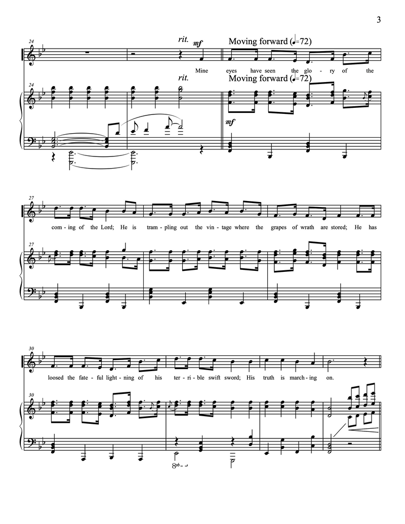 Battle Hymn of the Republic (Peace is Marching On) - arr. Steve Heitzeg