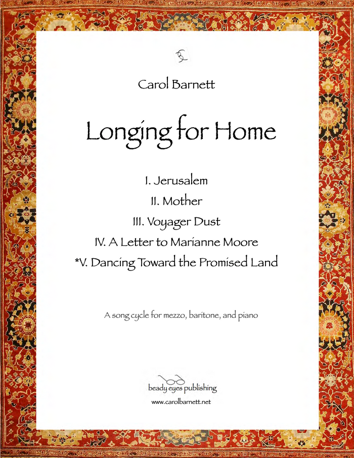 Dancing Toward the Promised Land (from Longing for Home) – Carol Barnett