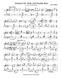 Fantasia for Viola and Bass on Themes by Marin Marais –  John Tartaglia
