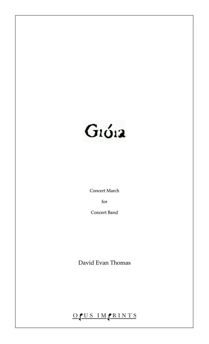 Gioia - David Evan Thomas