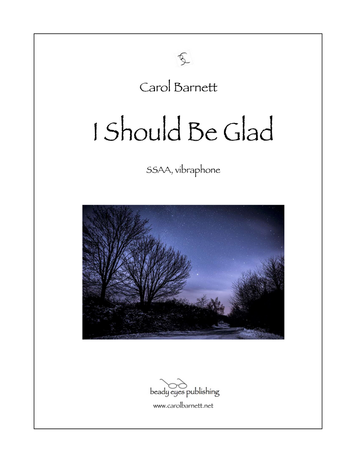 I Should Be Glad – Carol Barnett