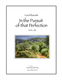 In the Pursuit of that Perfection – Carol Barnett