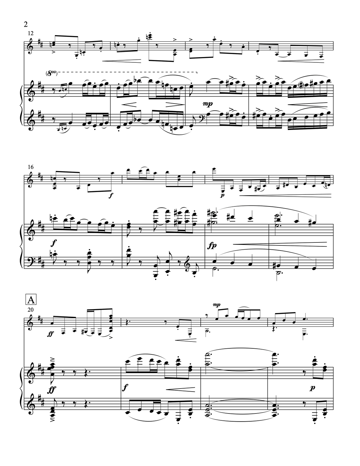 Sonata for Piano and Guitar –  David Evan Thomas