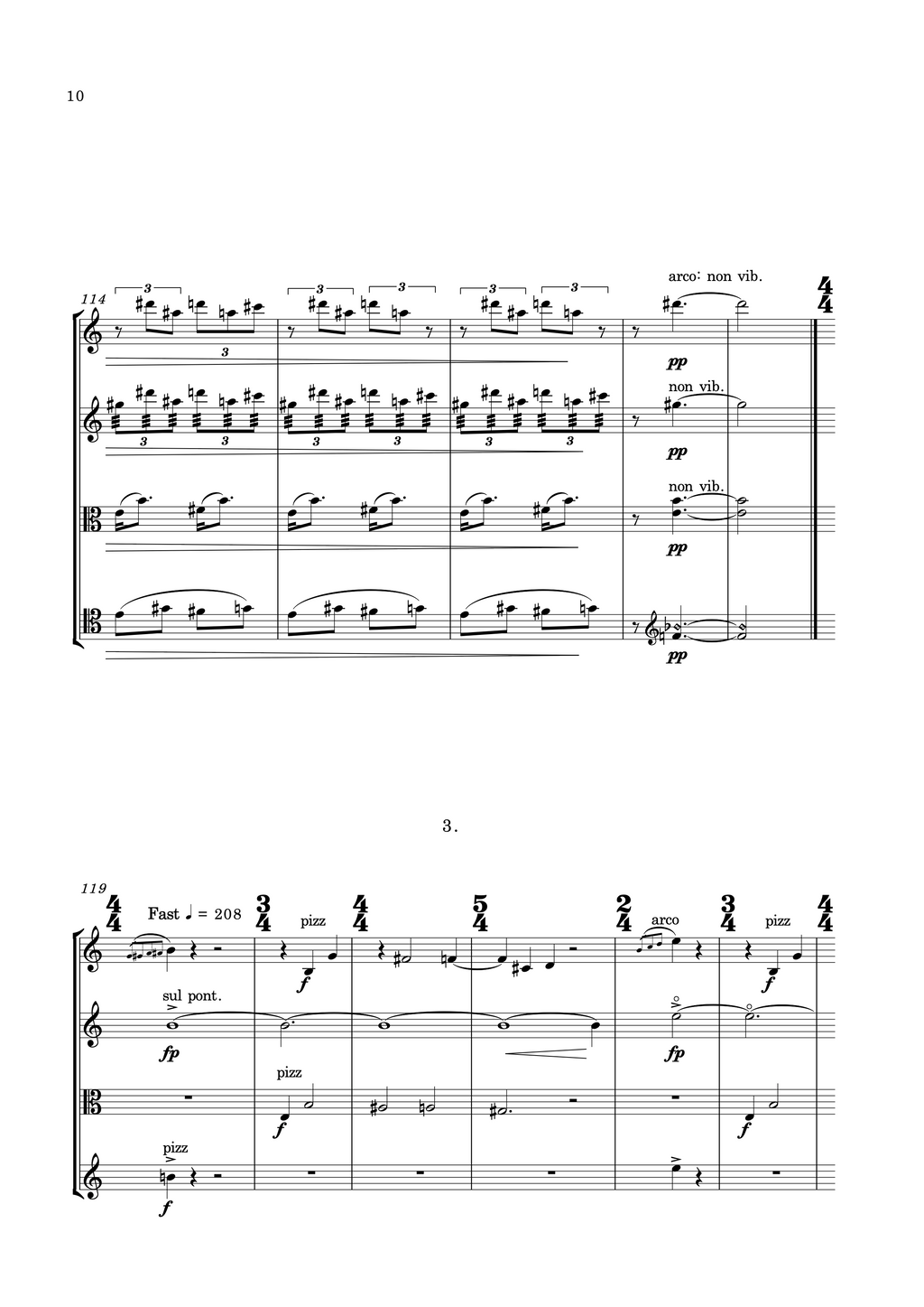 String Quartet 1.5 by Julian Grant - Sheet Music | Opus Imprints