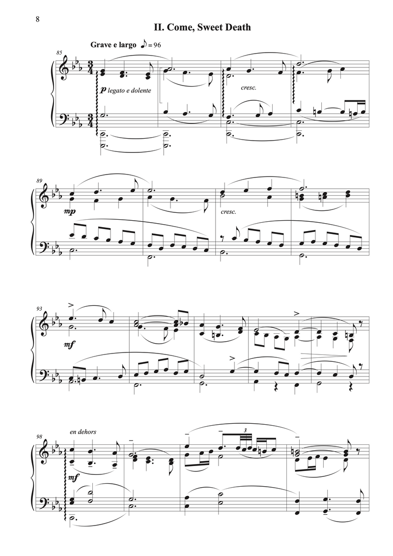 Three Chorales for Piano Solo – Raphael Fusco