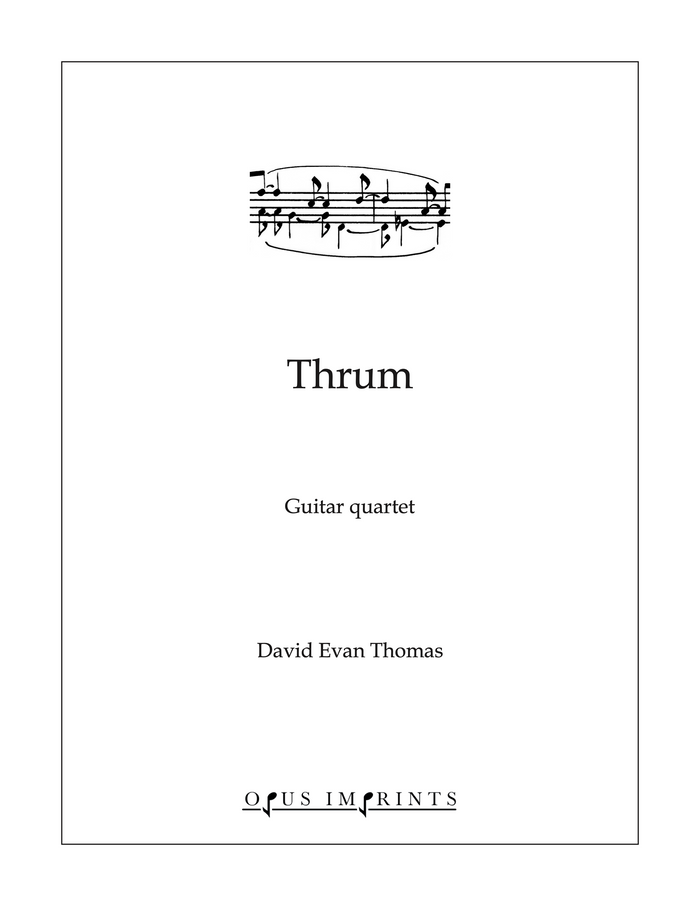 Thrum –  David Evan Thomas