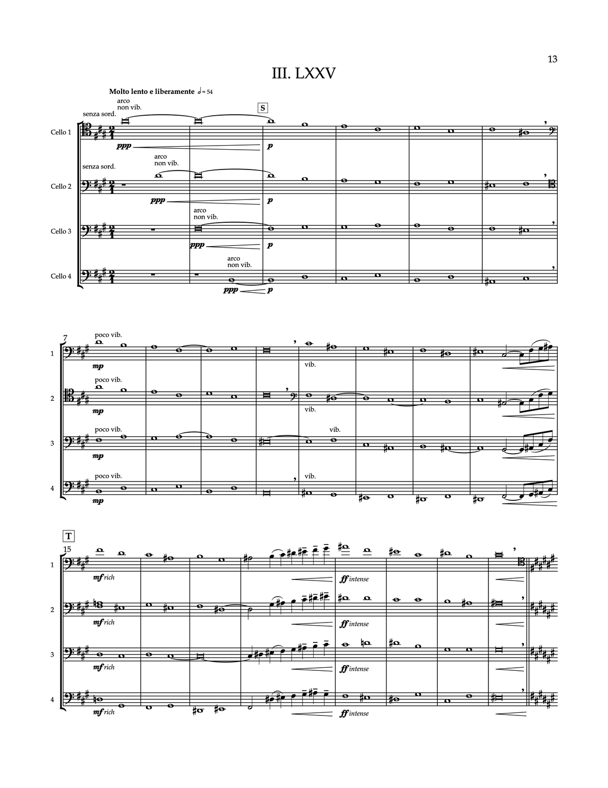 Always (Quartet for Cellos) –  David Evan Thomas