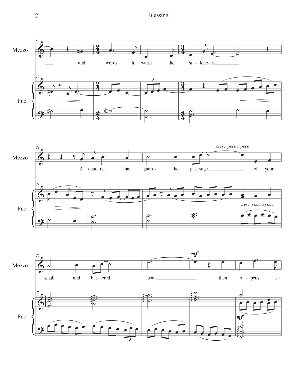 Blessing – Carol Barnett