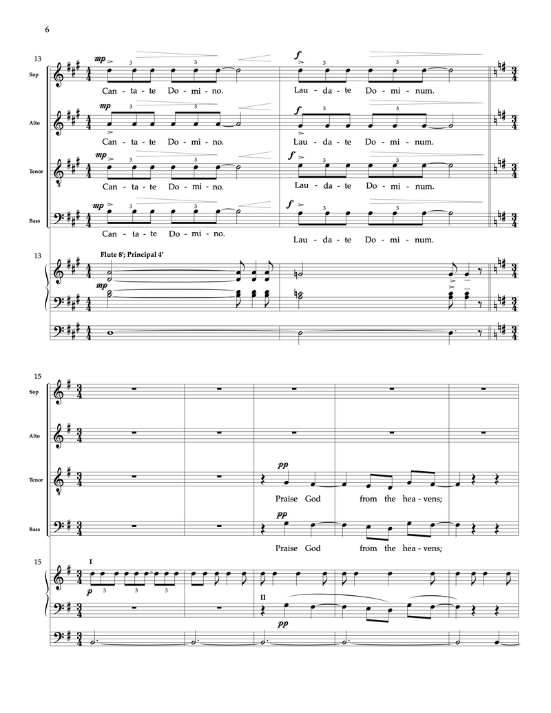 Cantate, Laudate - Scott Wheeler