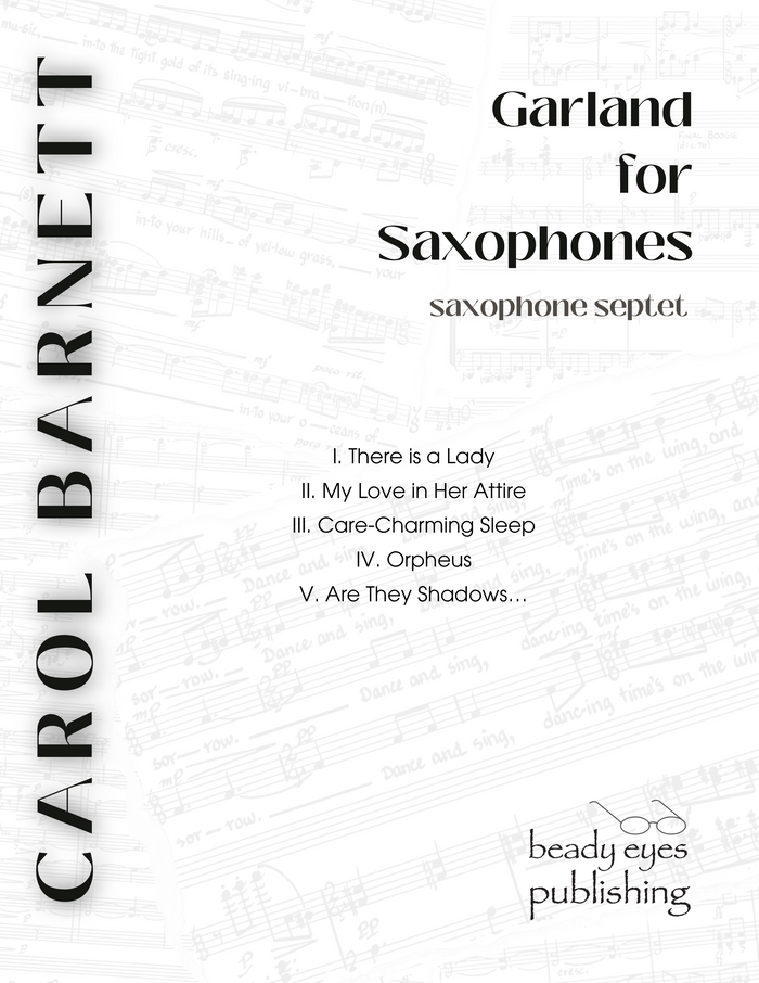 Garland for Saxophones – Carol Barnett