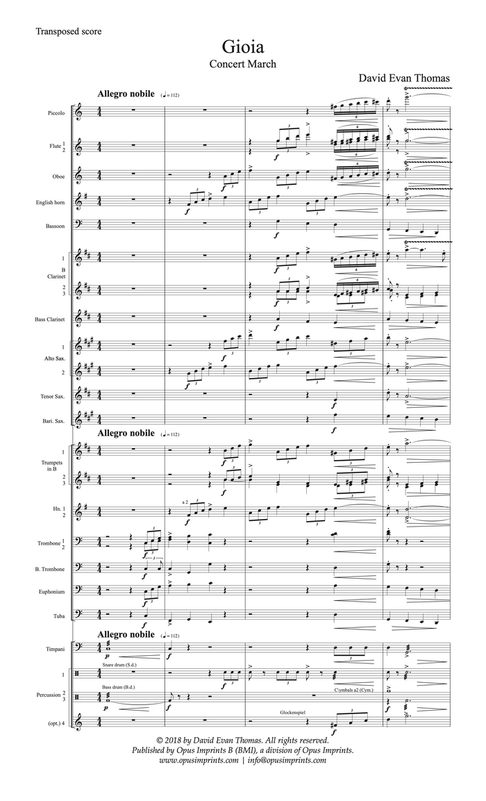 Gioia - David Evan Thomas