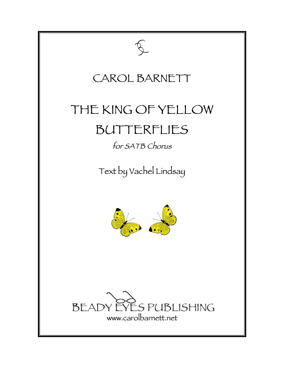 The King of Yellow Butterflies – Carol Barnett