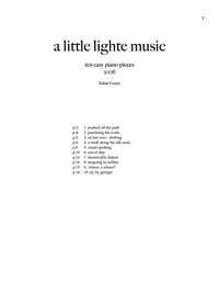 a little lighte music - Julian Grant