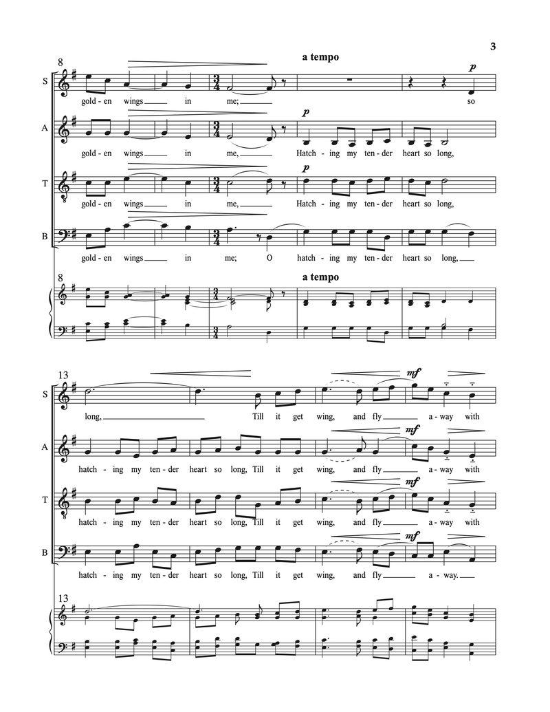 Listen, Sweet Dove – David Evan Thomas