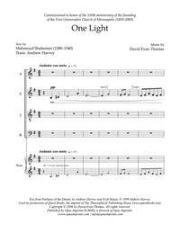One Light –  David Evan Thomas