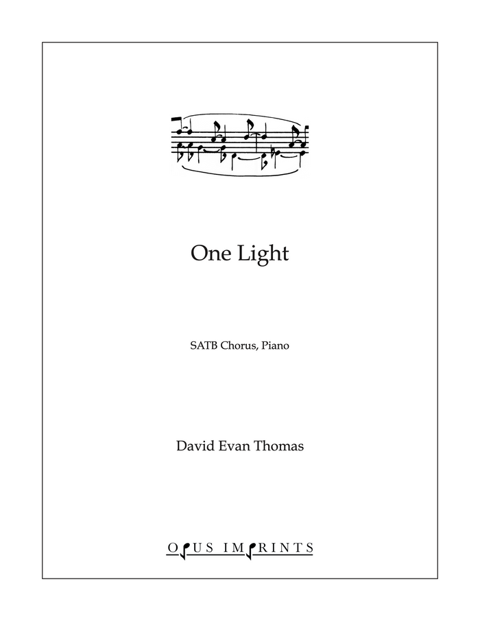 One Light –  David Evan Thomas