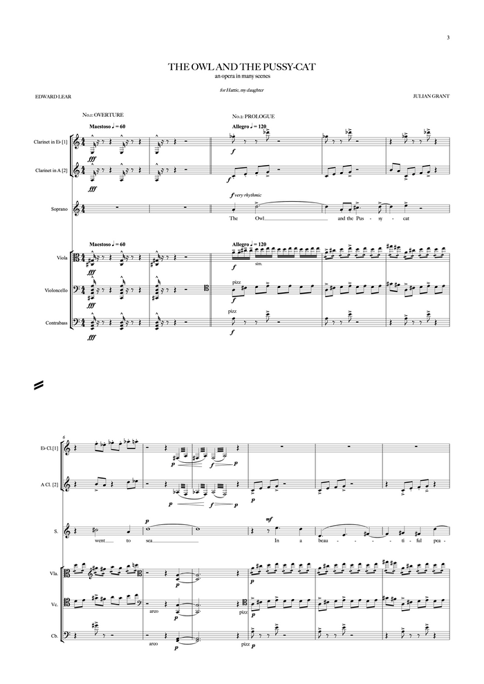 The Owl and the Pussycat (Ensemble) – Julian Grant