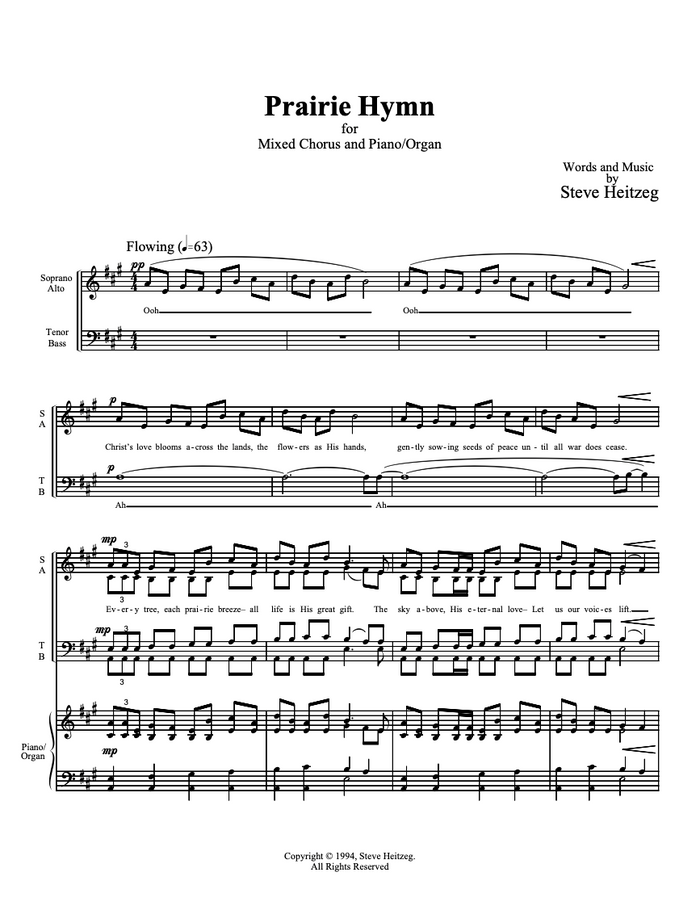 Prairie Hymn – Steve Heitzeg