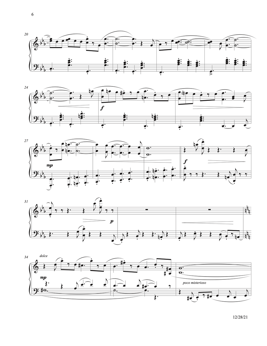 Musu F F and S Rag - Scott Wheeler - Sheet Music | Opus Imprints