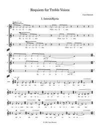 Requiem for Treble Voices –  Carol Barnett