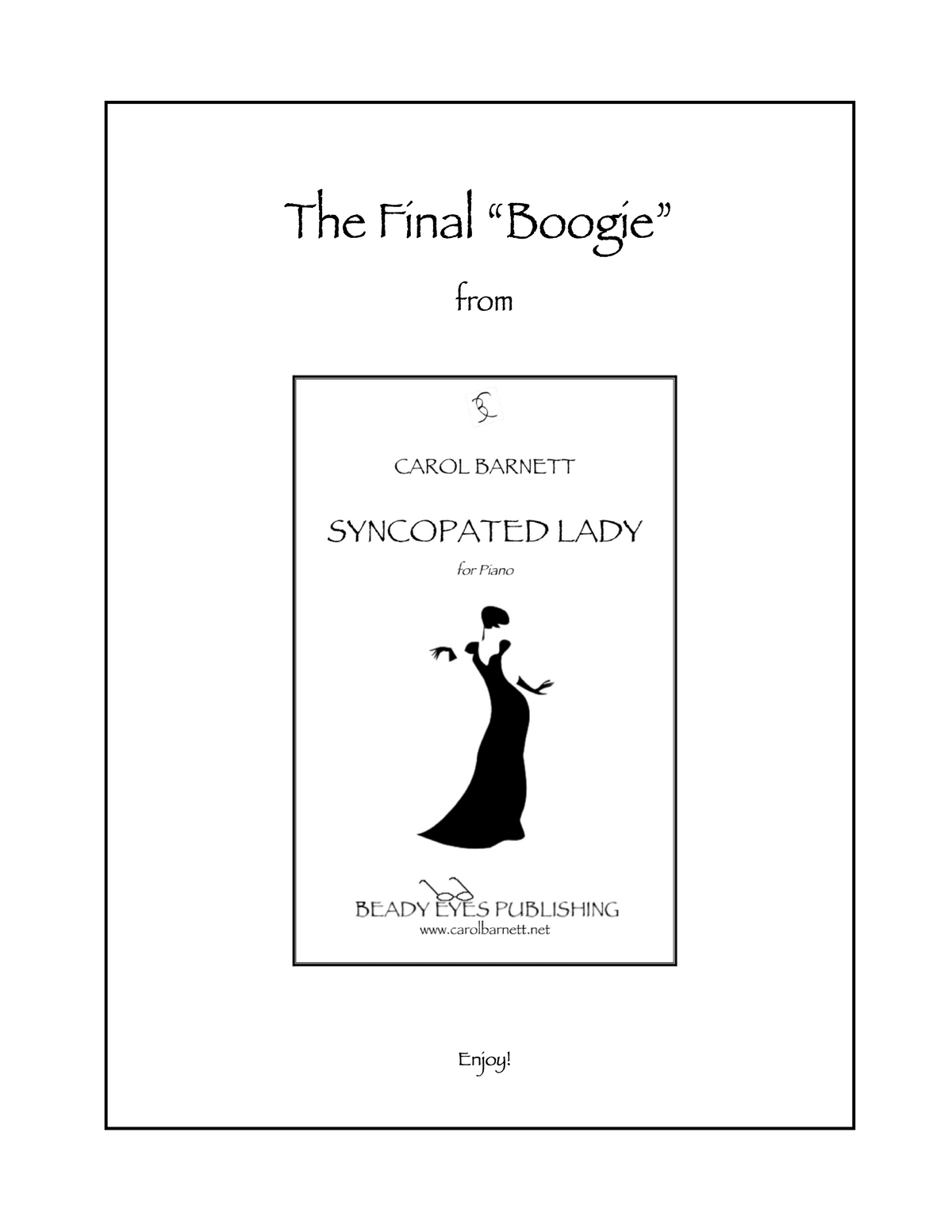 Final Boogie from Syncopated Lady – Carol Barnett