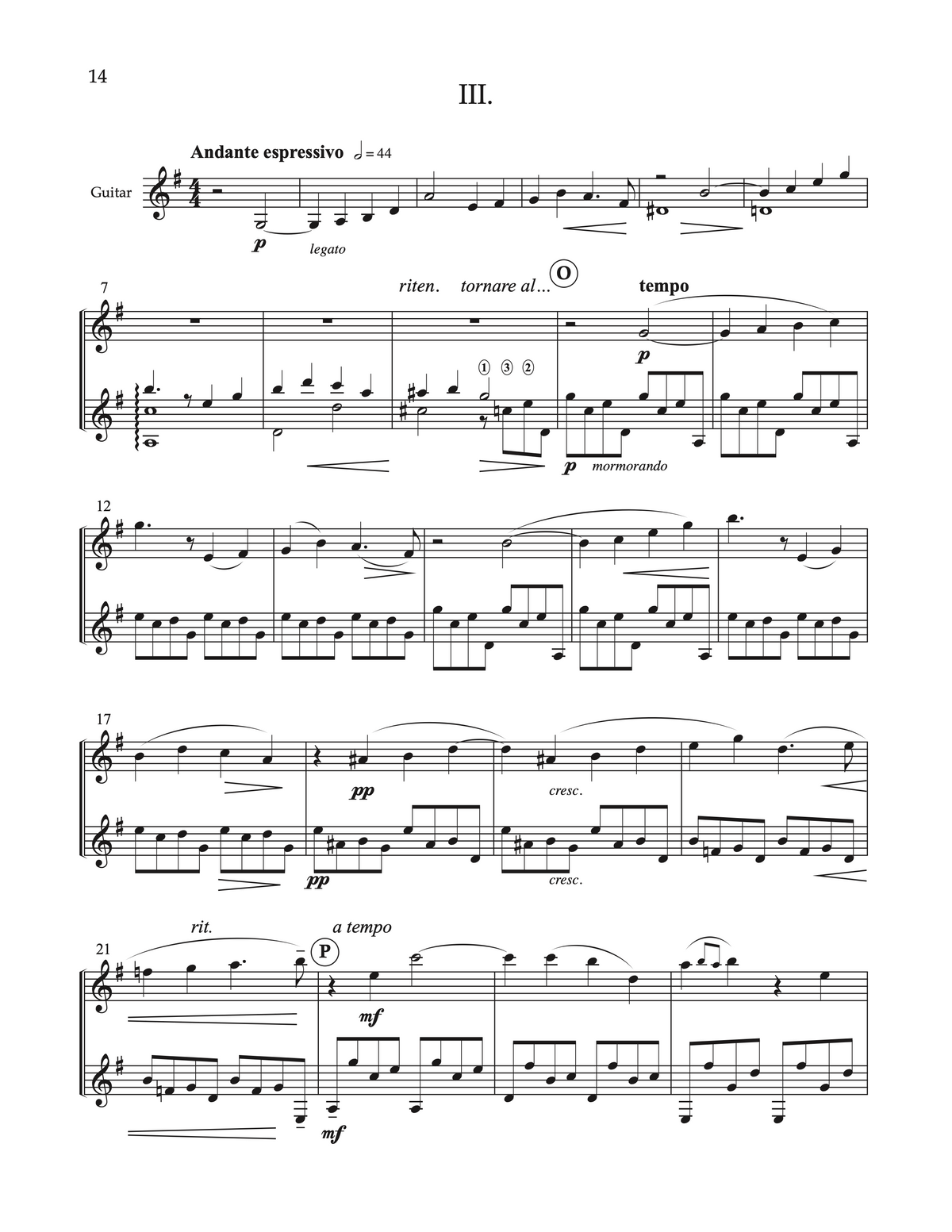 Sonata semplice –  David Evan Thomas