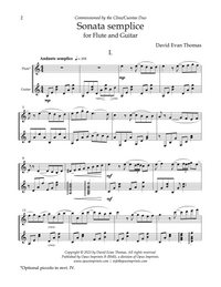 Sonata semplice –  David Evan Thomas