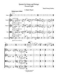Toward Light: Quintet for Guitar and String Quartet – Daniel Strong Godfrey