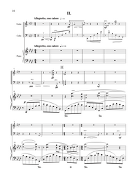 Trio forViolin, Cello and Piano –  David Evan Thomas