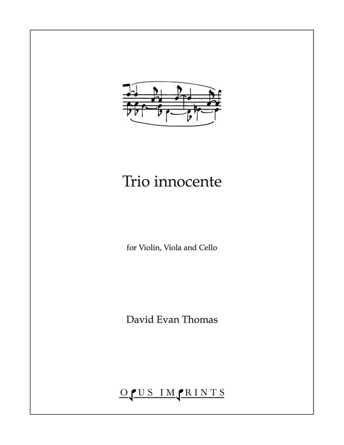 Trio innocente –  David Evan Thomas