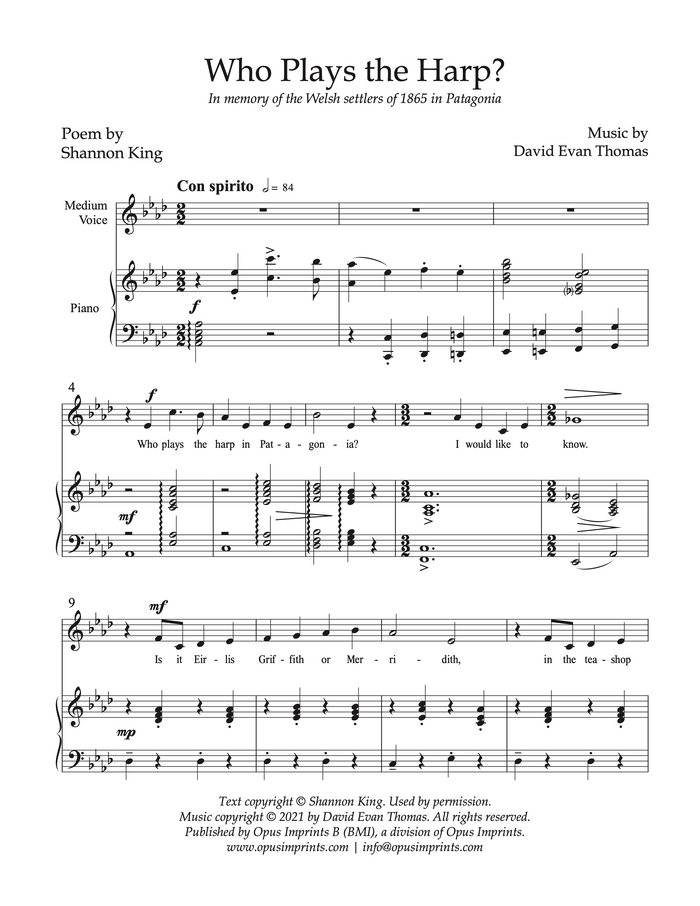 Who Plays the Harp - David Evan Thomas